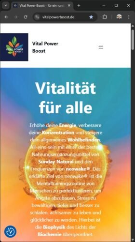 Website vitalpowerboost.de