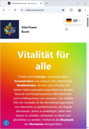 Website vitalpowerboost.de