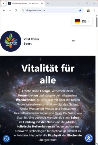 Website vitalpowerboost.de