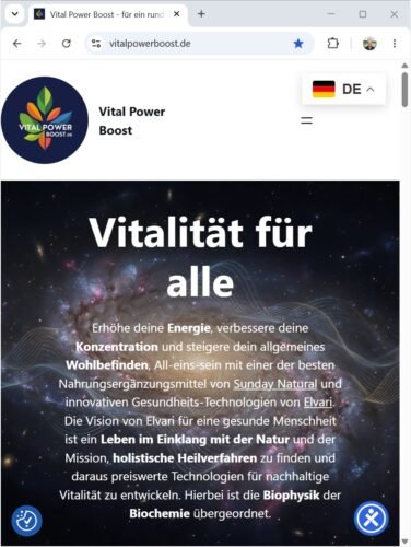 Website vitalpowerboost.de